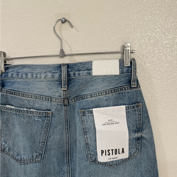 Pistola Alice Denim Midi Skirt - Picture 10 of 13